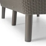 SALEMO 5 SZEMÉLYES MŰRATTAN KERTI BÚTOR SZETT - Image 5