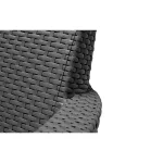 SALEMO 2 ÜLÉSES MŰRATTAN KERTI KANAPÉ - Image 4