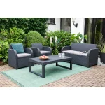 LYON ÁLLÍTHATÓ MAGASSÁGÚ MŰANYAG KERTI ASZTAL - Image 6