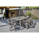 DANTE KARTÁMASZOS ALACSONY TÁMLÁS MŰANYAG KERTI SZÉK - Image 5