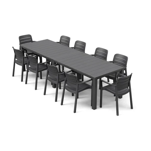 TISARA KARTÁMASZOS MŰANYAG KERTI SZÉK - Image 3