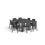 JULIE DUPLA MŰANYAG KERTI ASZTAL - Image 3