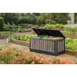 DECOCOAT KENTWOOD MŰANYAG KERTI TÁROLÓ 350L - kőrisfa - Image 2