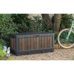 DECOCOAT KENTWOOD MŰANYAG KERTI TÁROLÓ 350L - dió - Image 3