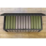 DECOCOAT KENTWOOD MŰANYAG KERTI TÁROLÓ 350L - kőrisfa - Image 3