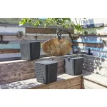 LUZON KEREK MŰRATTAN KERTI ASZTAL TÁROLÓ FUNKCIÓVAL - Image 6