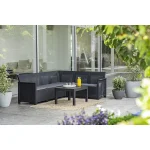 ELODIE 6 SZEMÉLYES MŰRATTAN SAROKGARNITÚRA KERTI BÚTOR SZETT CHICAGO ASZTALLAL - Image 4