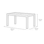 MELODY MŰANYAG KERTI ASZTAL - Image 6