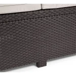 MONACO MŰRATTAN KERTI BÚTOR SZETT TÁROLÓ ASZTALLAL - Image 6