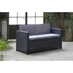 MONACO MŰRATTAN KERTI BÚTOR SZETT TÁROLÓ ASZTALLAL - Image 4