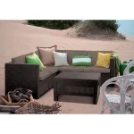 PROVENCE MŰRATTAN KERTI SAROKGARNITÚRA KÁVÉZÓ ASZTALLAL - Image 3