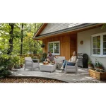 SCANDI LINEA KERTI BÚTOR SZETT JUTE TÁROLÓS ASZTALLAL - Image 4