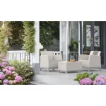 SCANDI FORMA BALKON SZETT JUTE TÁROLÓS ASZTALLAL - Image 2