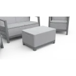 SCANDI LINEA KERTI BÚTOR SZETT JUTE TÁROLÓS ASZTALLAL - Image 2