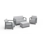 SCANDI LINEA KERTI BÚTOR SZETT JUTE TÁROLÓS ASZTALLAL - Image 3