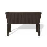 SPLENDOR MEGEMELT MŰANYAG KERTI VIRÁGLÁDA 120L (FONOTT RATTAN)