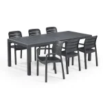 TISARA KARTÁMASZOS MŰANYAG KERTI SZÉK - Image 4