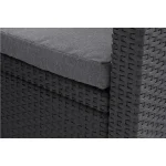 MONACO MŰRATTAN KERTI BÚTOR SZETT TÁROLÓ ASZTALLAL - Image 5