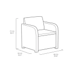 GEORGIA MŰRATTAN KERTI BÚTOR SZETT - Image 4