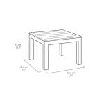 ORLANDO MŰRATTAN KERTI BÚTOR SZETT KIS ASZTALLAL - Image 5