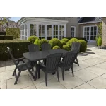 SANTORINI KARTÁMASZOS MŰANYAG KERTI SZÉK - Image 2