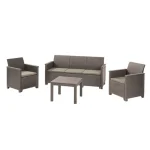 ELODIE 5 SZEMÉLYES MŰRATTAN KERTI BÚTOR SZETT CHICAGO ASZTALLAL - Image 2