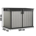 GRANDE STORE MŰANYAG KERTI TÁROLÓ - Image 5