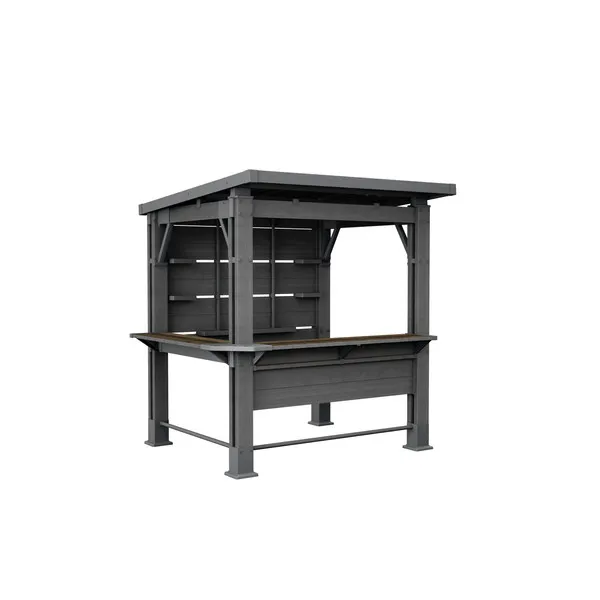 new_2025_1 BAR GAZEBO MŰANYAG KERTI PAVILON - Image 1