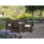 QUARTET MŰANYAG KERTI ASZTAL - Image 4